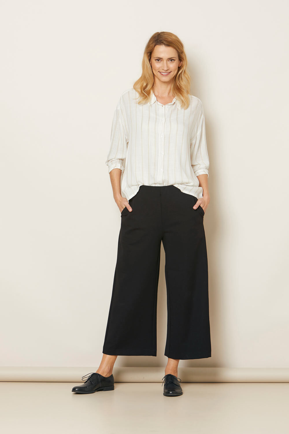 Piri JERSEY Trousers, Black